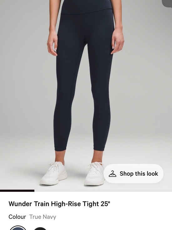 lululemon athletica Pants - lululemon athletica Wunder Train High-Rise Tight 25" True Navy